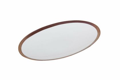 Oval 24cm Copper Line 116824